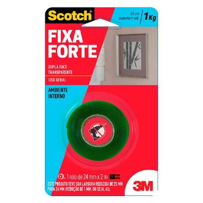 Fixa Forte Transparente 24mmx2m 3m - 